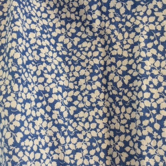J. Crew Perfect Shirt in Blue Floral - Picture 2 of 2